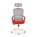 Кресло компьютерное HALMAR VESUVIO 2 корица/серый/белый